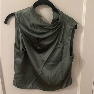 Sleek Satin Sleeveless Top